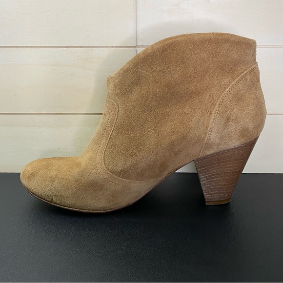 Steve Madden Pembrook Ankle Booties Women's Size 5.5 Shoes M Brown Suede Leather - Picture 2 of 10